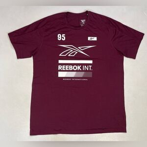 Reebok International Training Supply Speedwick T-shirt Men XL Maroon Red FU2881